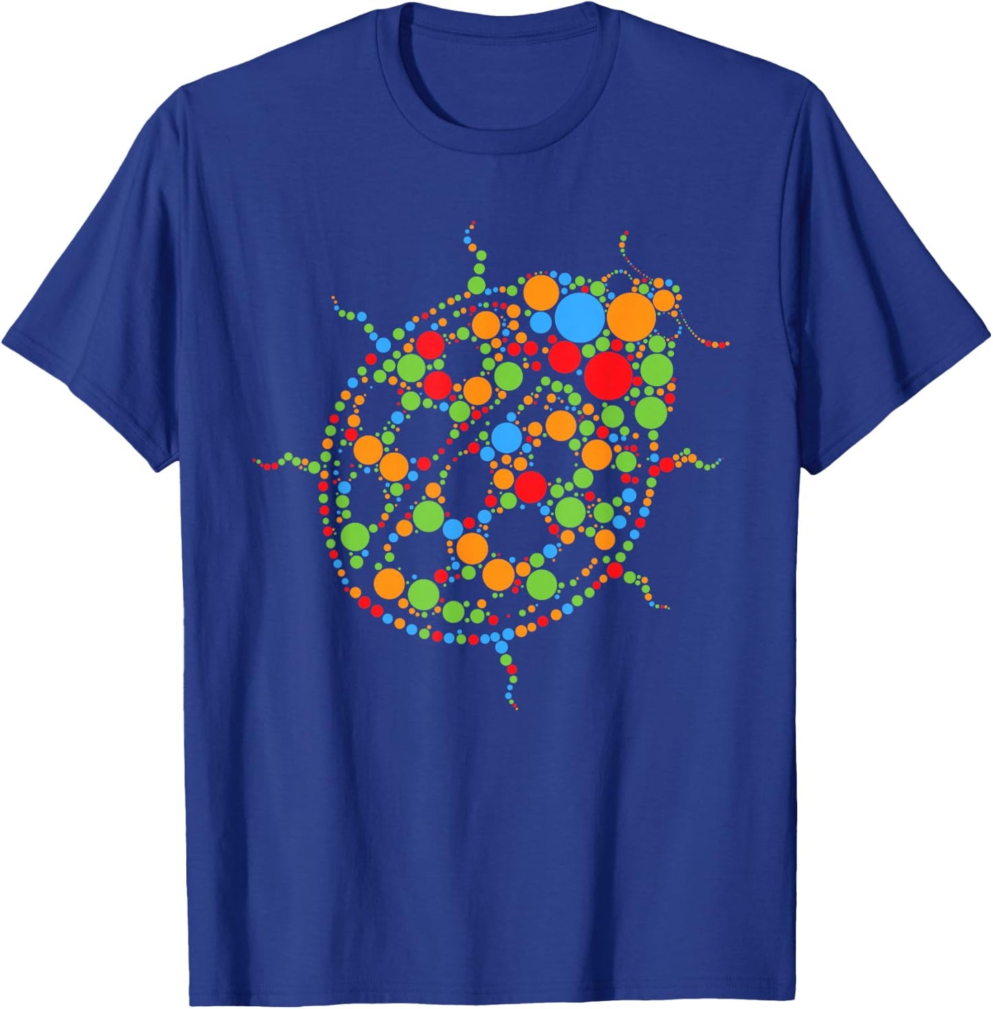 Colorful Polka Dot Ladybugs Lover International Dot Day T-Shirt - T-Shirt | Royal