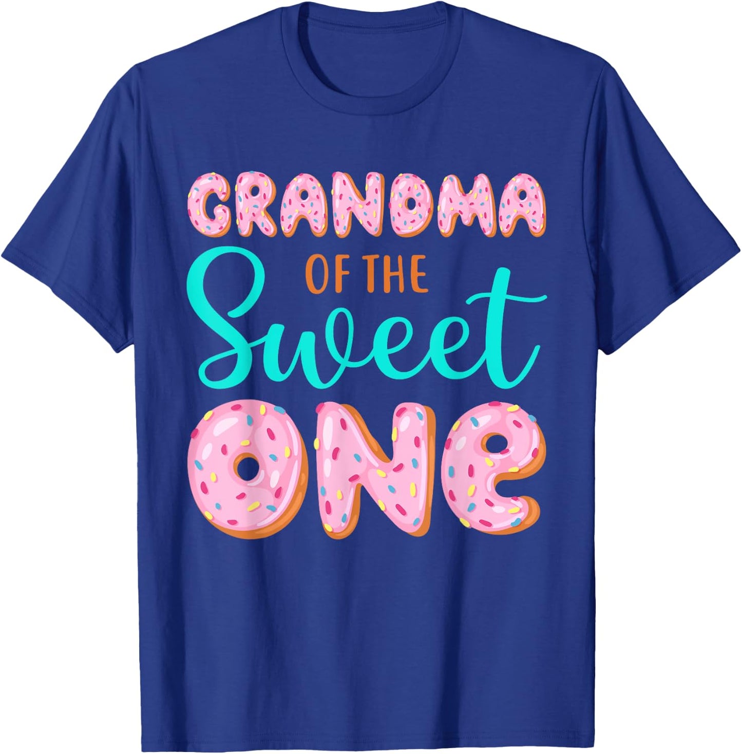 Grandma of The Sweet One First Birthday Matching Family T-Shirt - T-Shirt | Royal