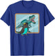 Parrot & T Rex Reflection I Meyers Parrot T-Shirt - T-Shirt | Royal