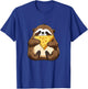 Funny Sloth Cheese Lover Cheese Maker Dairy Gouda Cheddar T-Shirt - T-Shirt | Royal