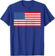 Drapeau américain patriotique des États-Unis pour hommes, femmes, enfants, garçons et filles T-Shirt - T-Shirt | Royal