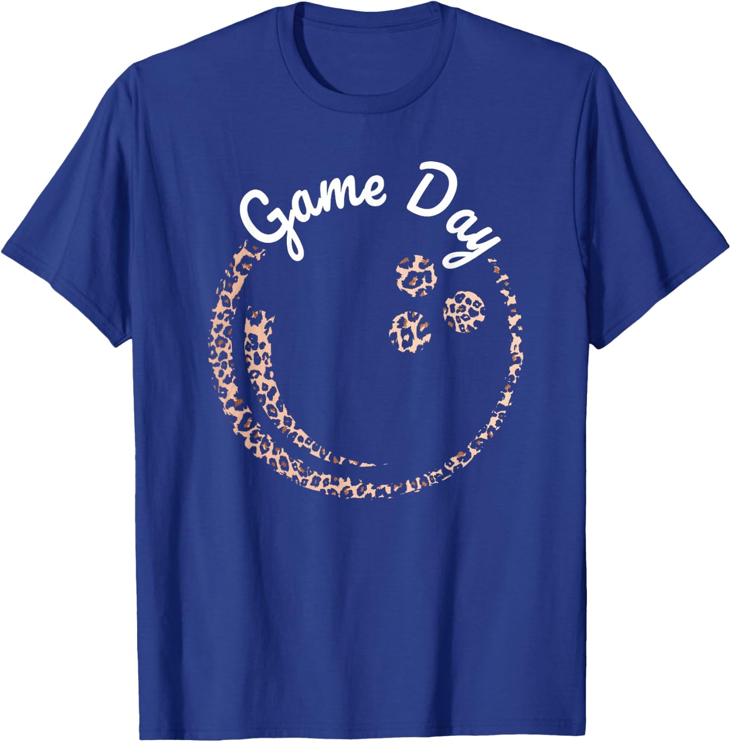 Bowling Player Game Day Leopard Bowler Women T-Shirt - T-Shirt | Royal