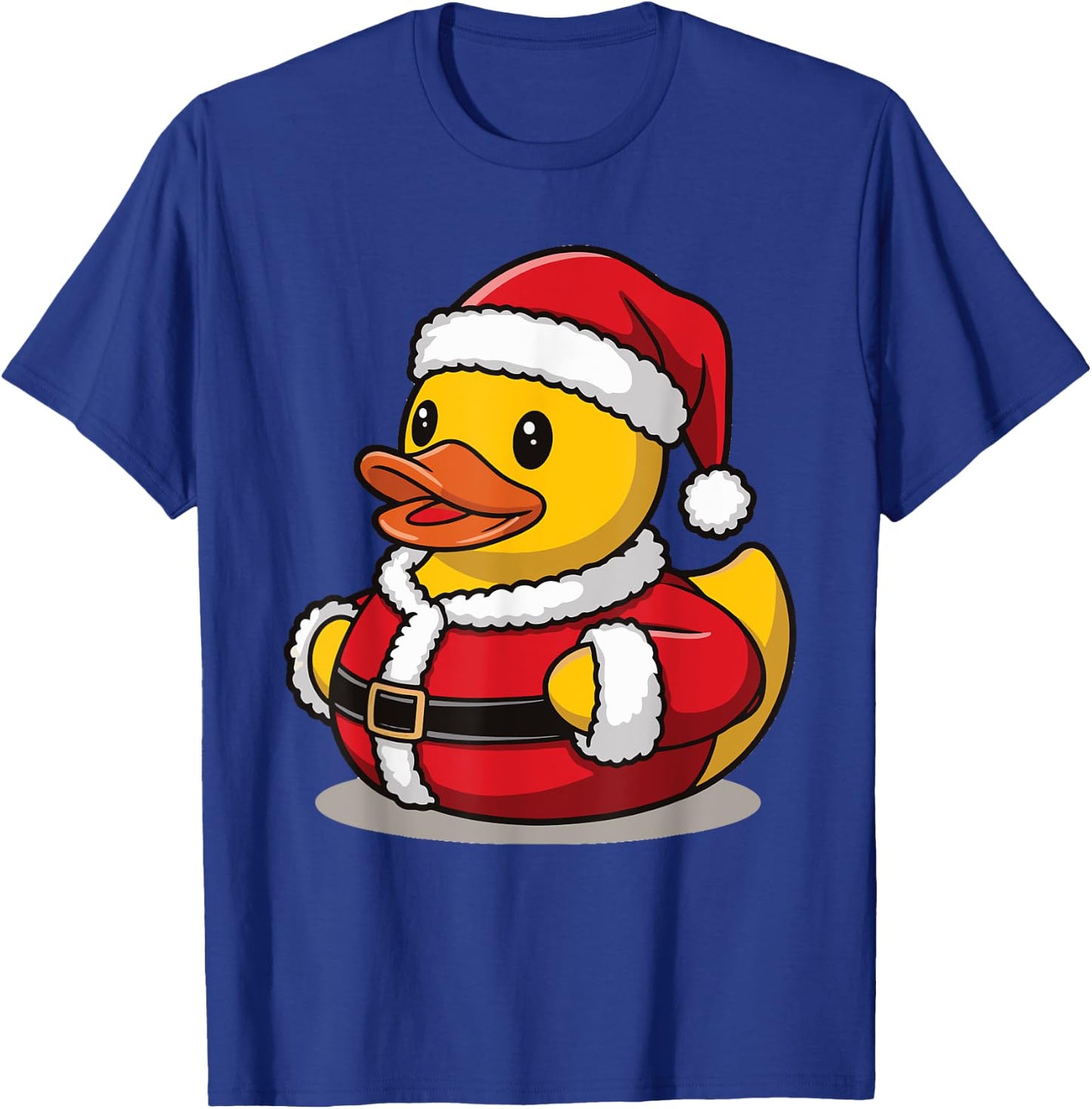 Adult Black Cartoon Holiday Winter Pull On 1 Count 0 Pockets Unique Design Short Sleeve Mandarin Collar Fitted Small T-Shirt - T-Shirt | Royal