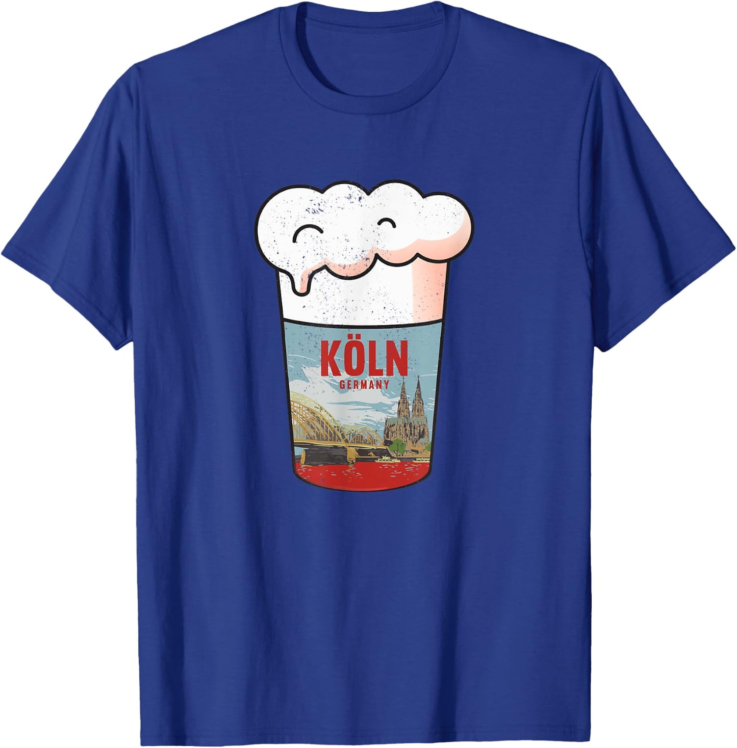 Köln Germany Ming Kölle Cologne Skyline T-Shirt - T-Shirt | Royal
