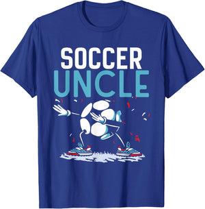 Soccer Uncle Game Football Player Match T-Shirt - T-Shirt | Royal