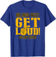 Billings West High School GET LOUD Golden Bears T-Shirt - T-Shirt | Royal