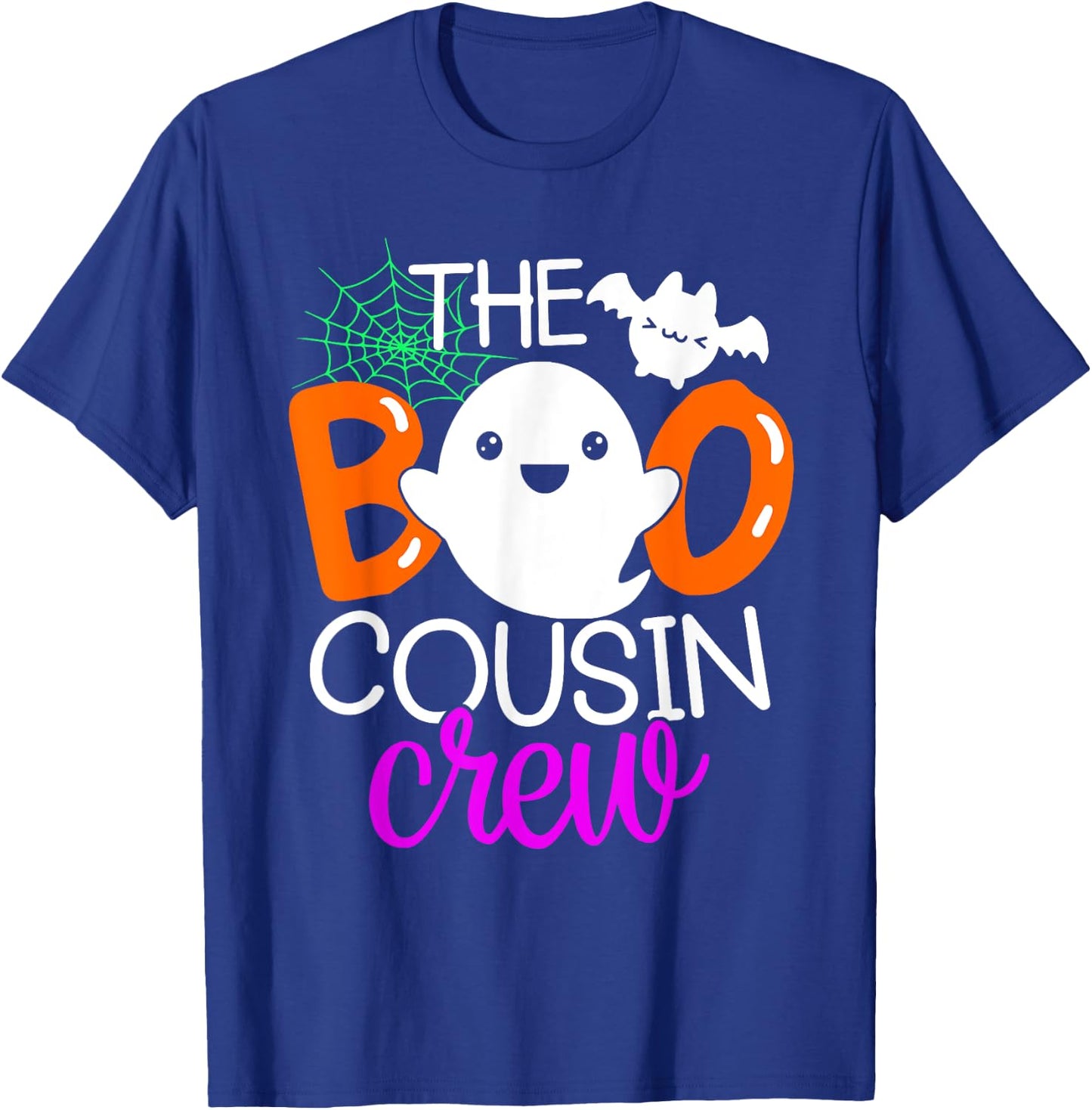 The Boo Cousin Crew Shirt Funny Ghost Halloween Costume T-Shirt - T-Shirt | Royal