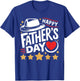 Happy Father's Day for Dad Women Men 2026 T-Shirt - T-Shirt | Royal