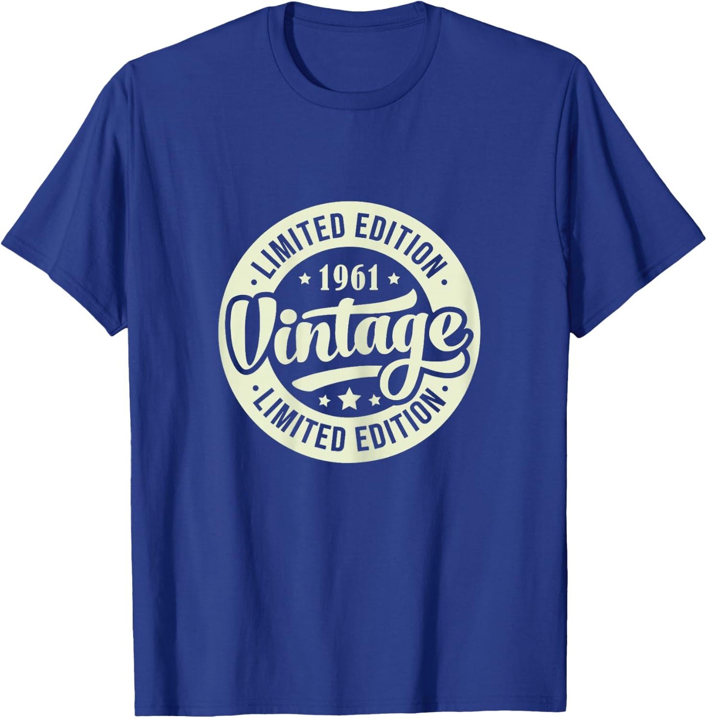 Vintage 1961 Women Limited Edition BDay 1961 Birthday T-Shirt - T-Shirt | Royal
