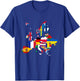 Europe, European flags, European flags, map of Europe. T-Shirt - T-Shirt | Royal