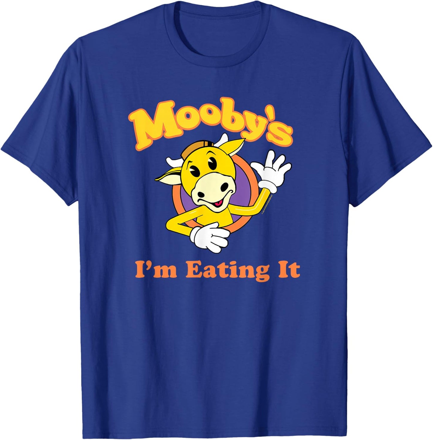 Jay & Silent Bob Mooby's Mascot Wave I'm Eating It T-Shirt - T-Shirt | Royal