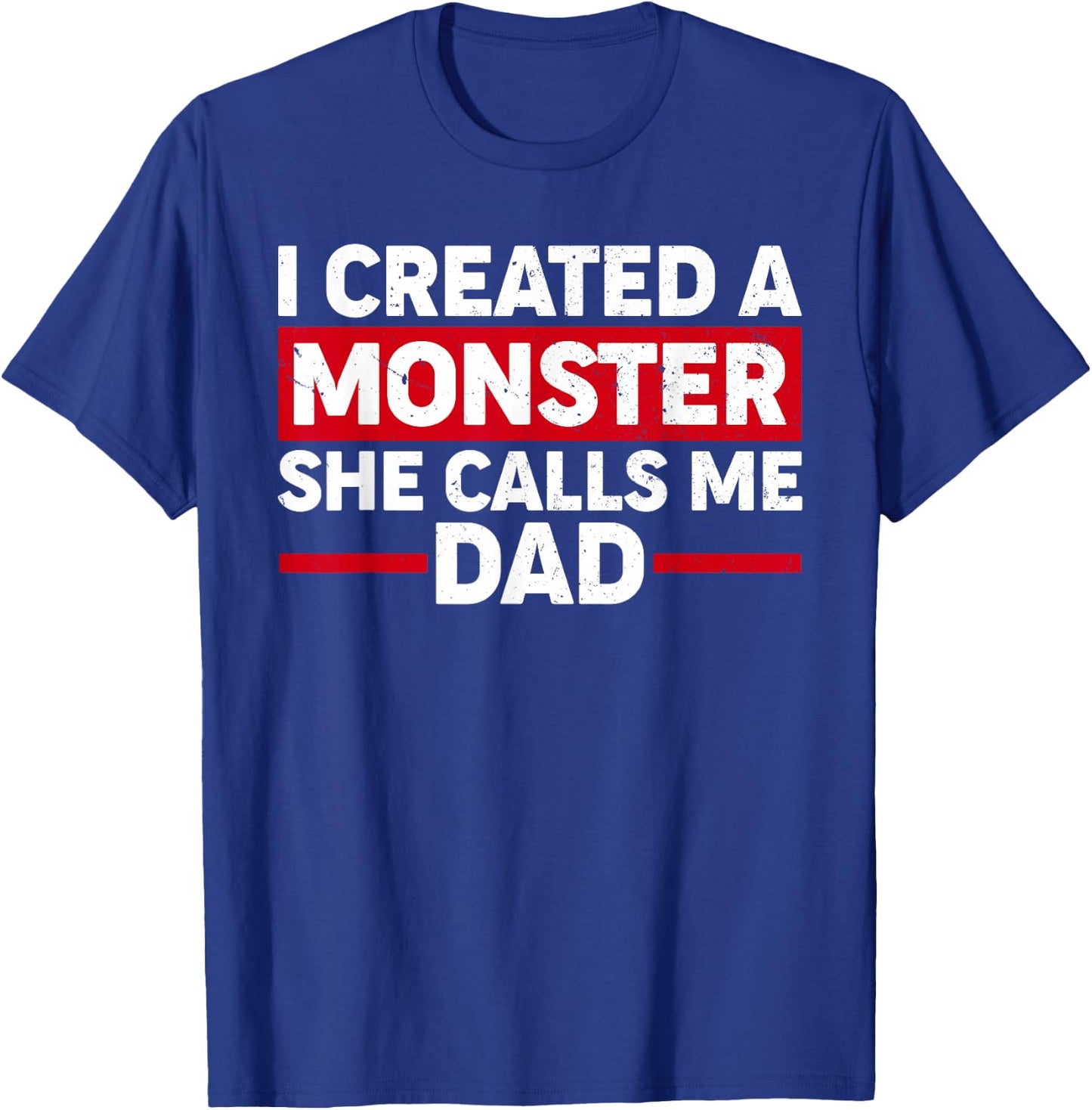 Funny Dad Design for Father Daddy Papa Men from Daughter Dad T-Shirt - T-Shirt | Royal