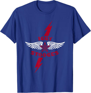 Iggy and The Stooges Lightning Bolt Officially Licensed T-Shirt - T-Shirt | Royal