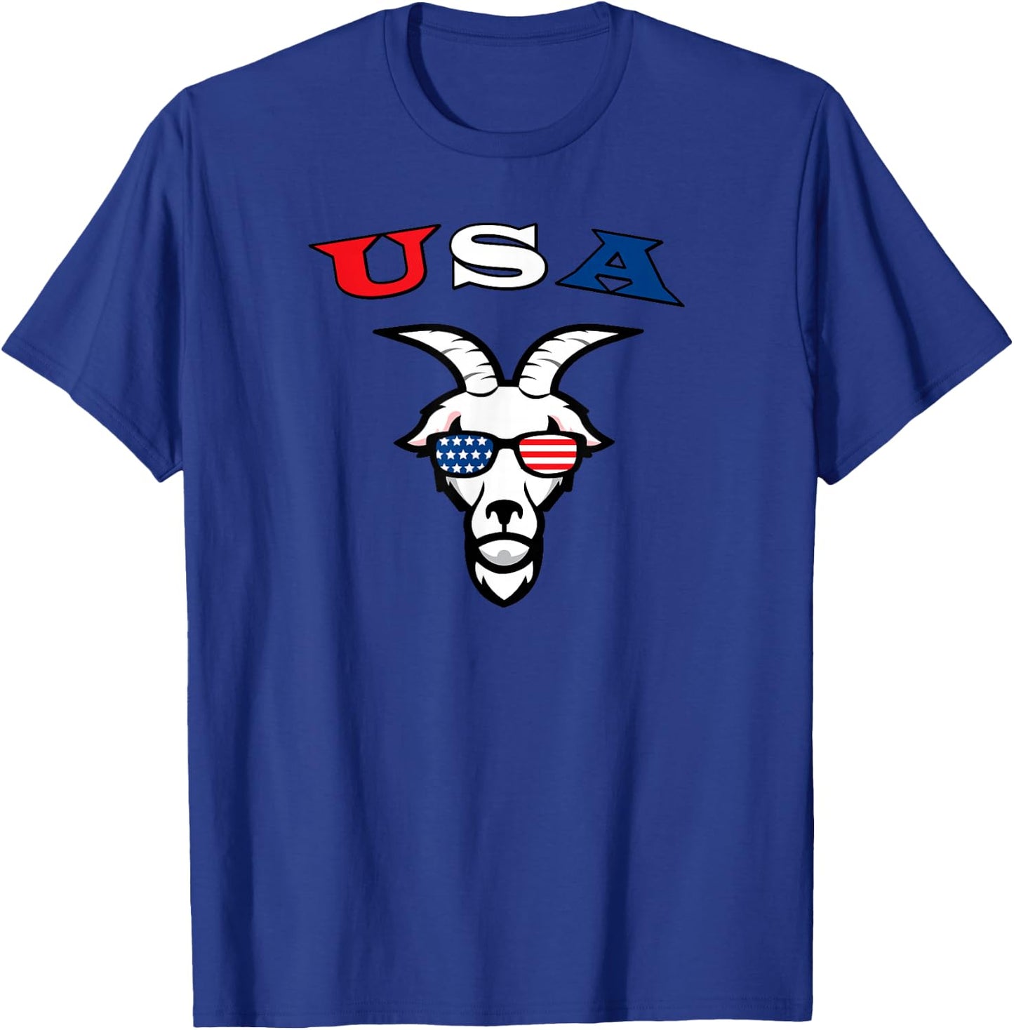 USA is the Goat T-Shirt - T-Shirt | Royal