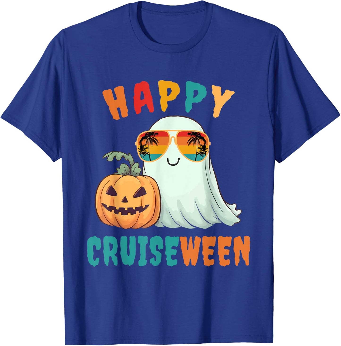 Halloween Cruise Squad Family 2025 Cruising Crew T-Shirt - T-Shirt | Royal