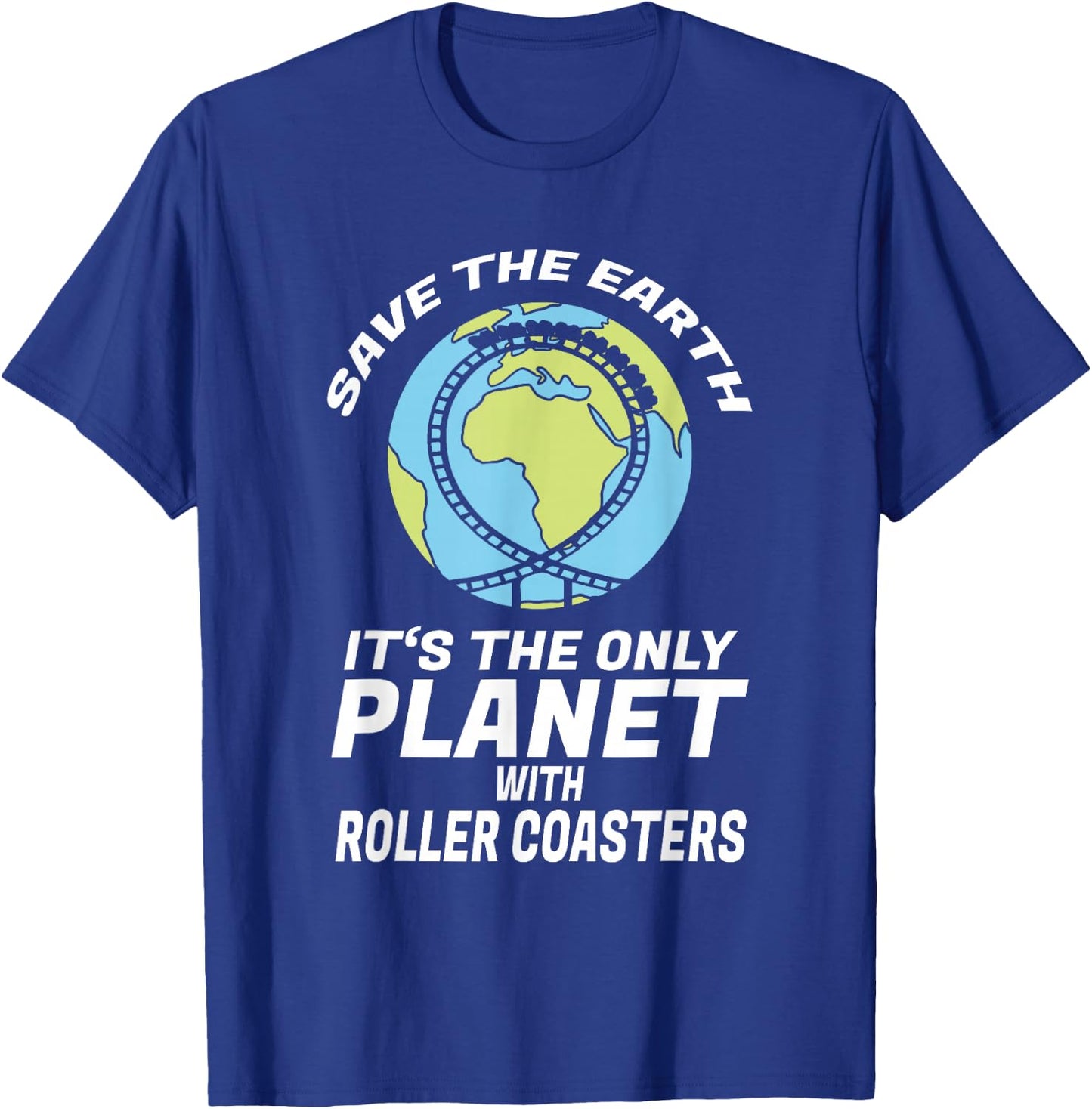 Fun Roller Coaster T-Shirt - T-Shirt | Royal