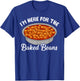 Bonafide Foodies Baked Beans Fourth of July -Adults Black Cotton Polyester Small T-Shirt - T-Shirt | Royal