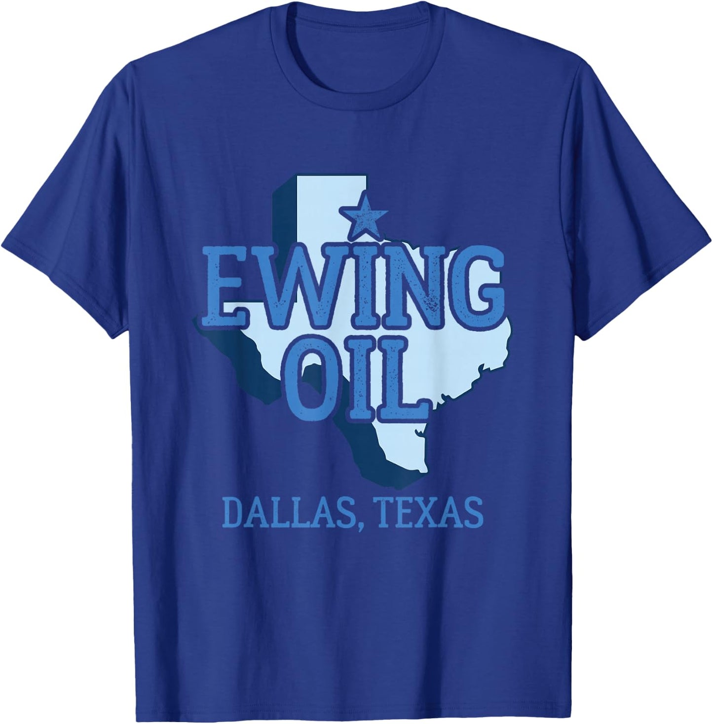 Ewing Oil T-Shirt - T-Shirt | Royal