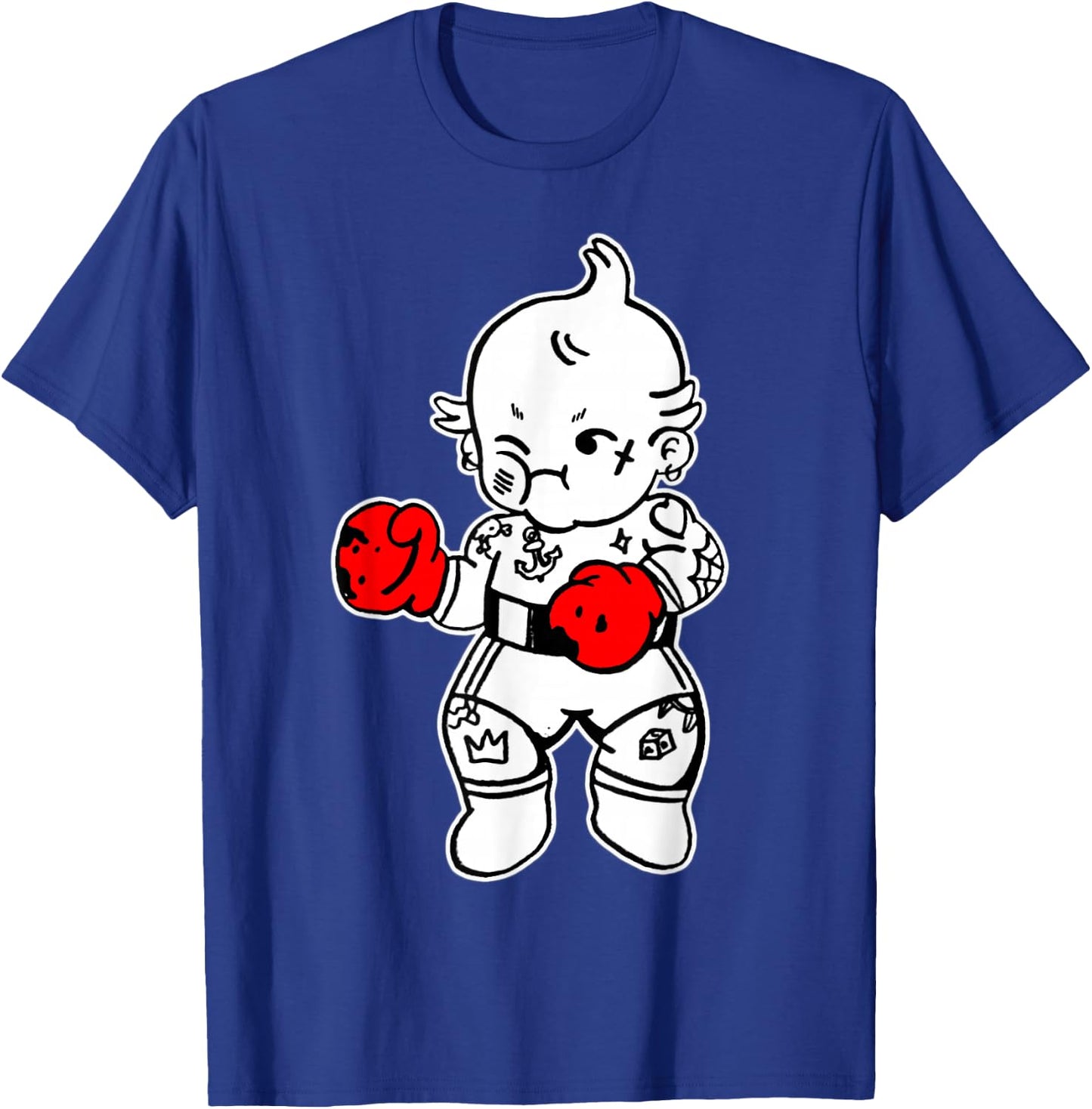Urban Empyre Kewpie Baby Boxer , Small, Black T-Shirt - T-Shirt | Royal