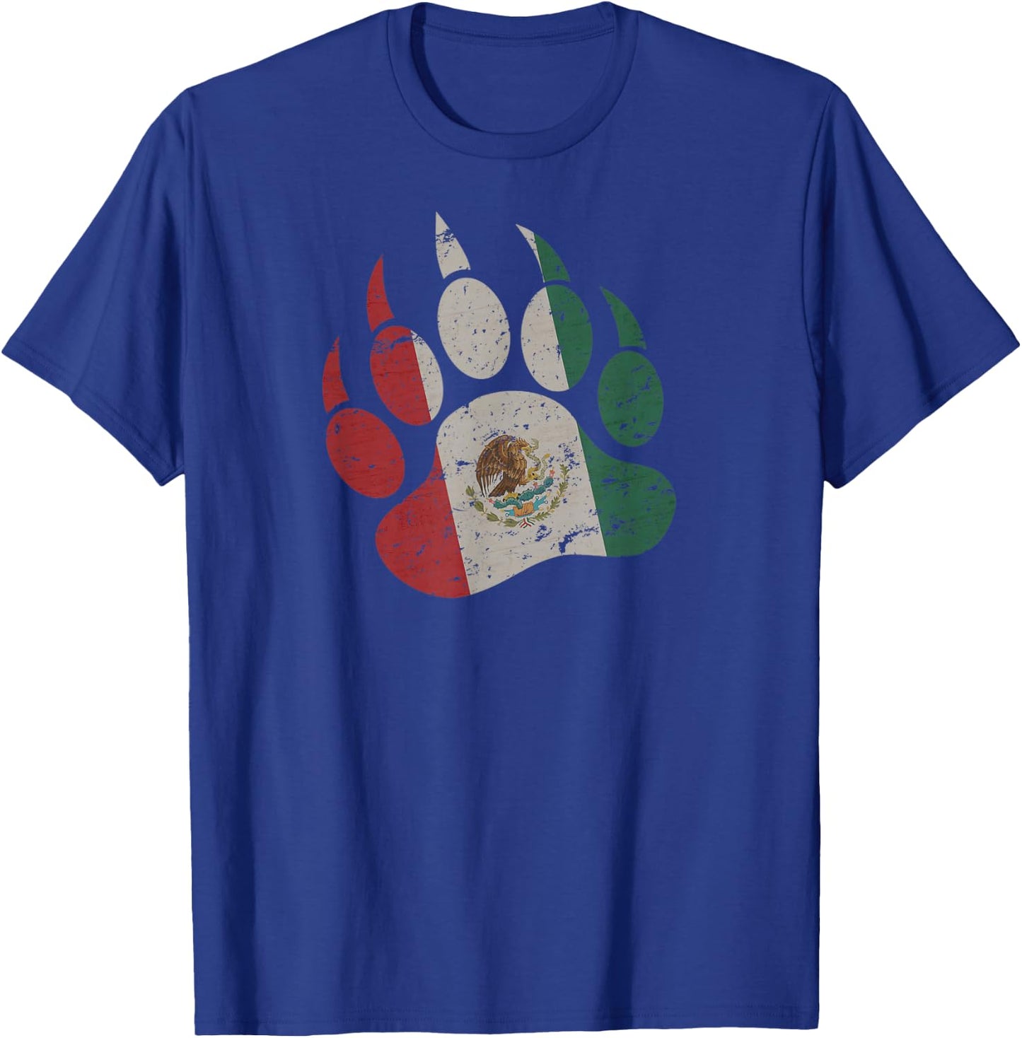 Mexican Bear Paw - Gay Bear T-Shirt - T-Shirt | Royal
