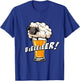 Funny Word Game Illustration Beeeer Sheep And Beer , Black, S T-Shirt - T-Shirt | Royal