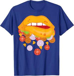 Sexy Taco Lips Funny Taco Cinco De Mayo Taco Lover T-Shirt - T-Shirt | Royal