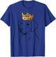 Labrador Retriever Dog Wearing Crown Women Kids T-Shirt - T-Shirt | Royal