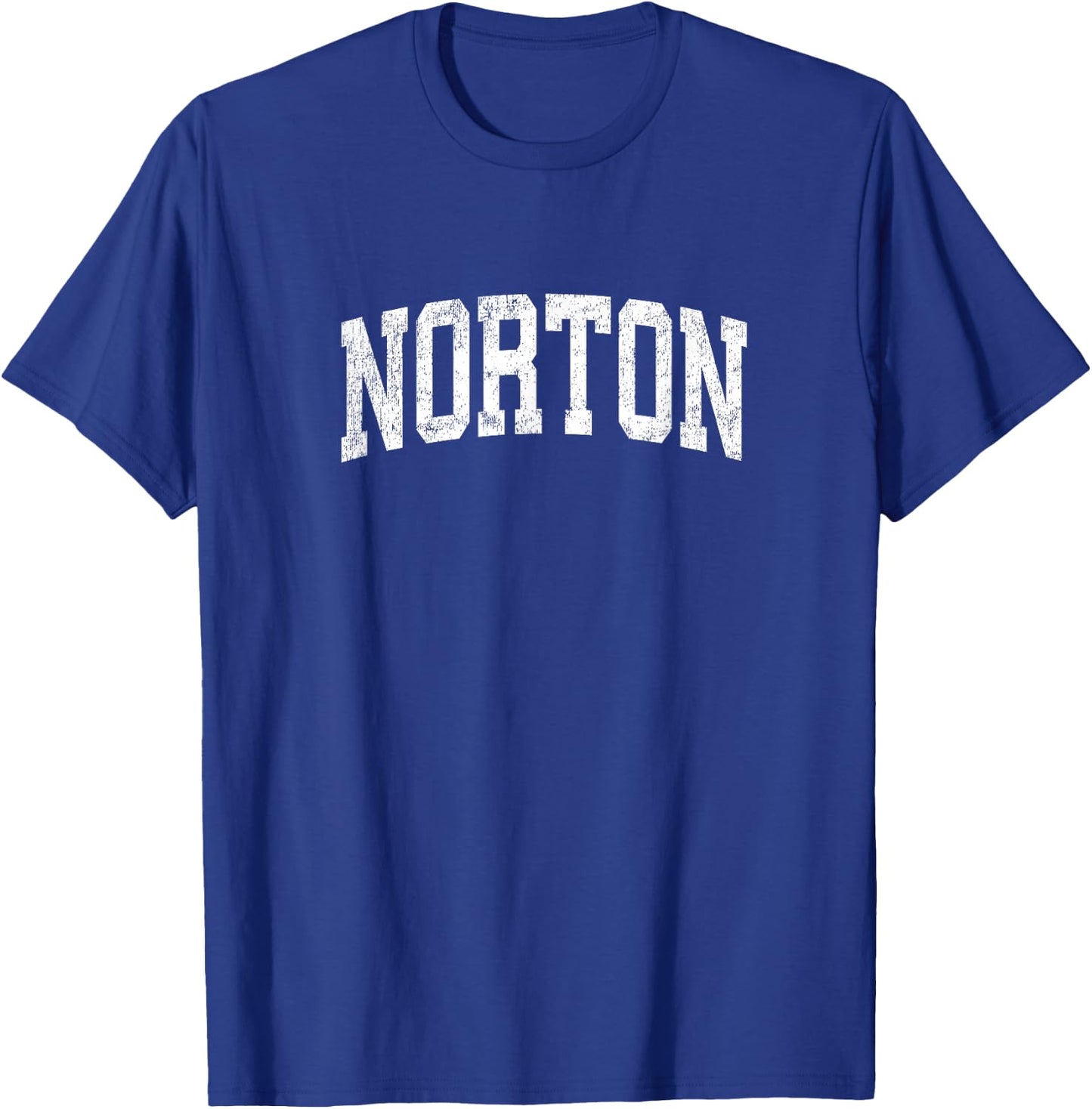Norton Ohio OH Vintage Athletic Sports Design T-Shirt - T-Shirt | Royal