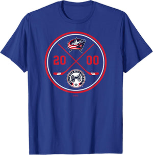 Columbus Blue Jackets Prize Officially Licensed T-Shirt - T-Shirt | Royal