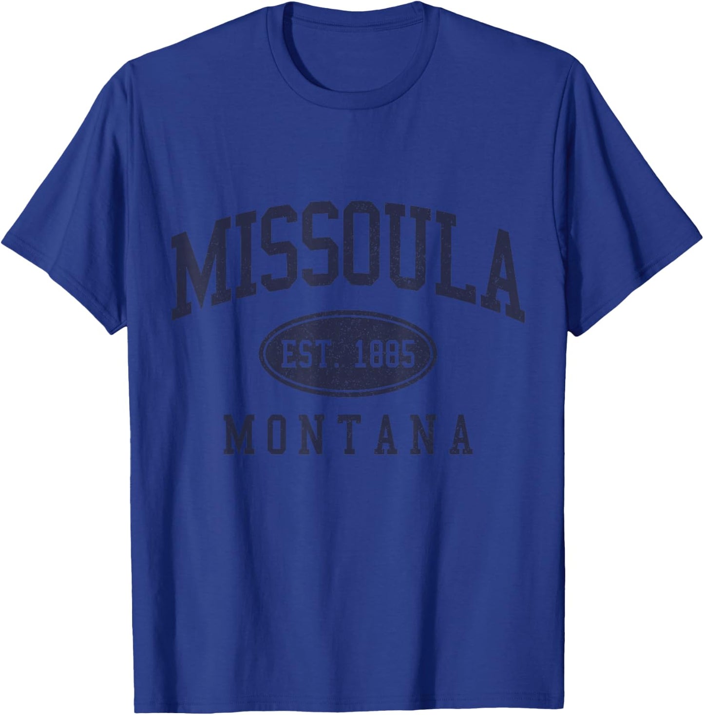 Missoula Montana Vintage Pride T-Shirt - T-Shirt | Royal