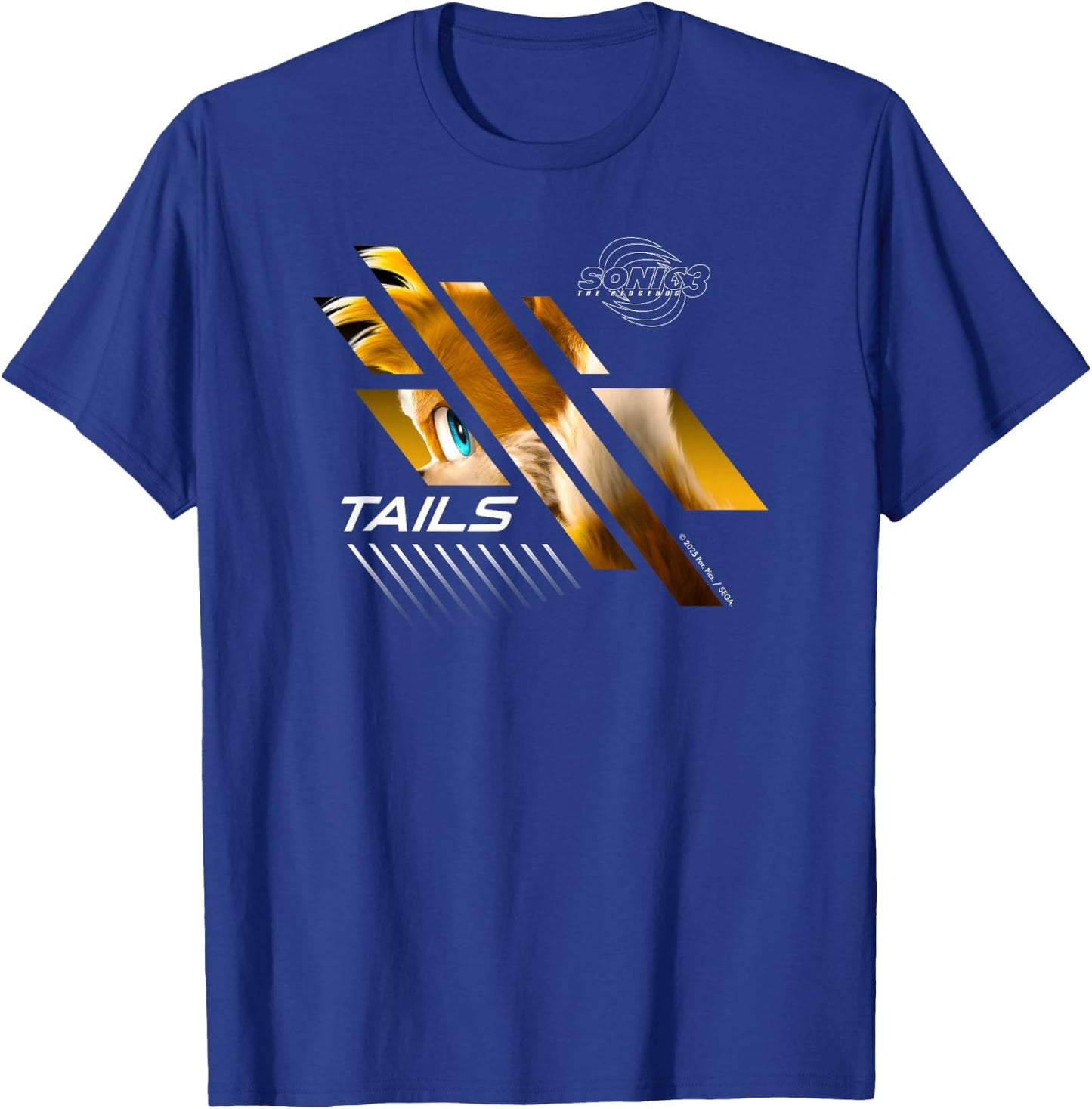 Sonic The Hedgehog 3 - Tails T-Shirt - T-Shirt | Royal