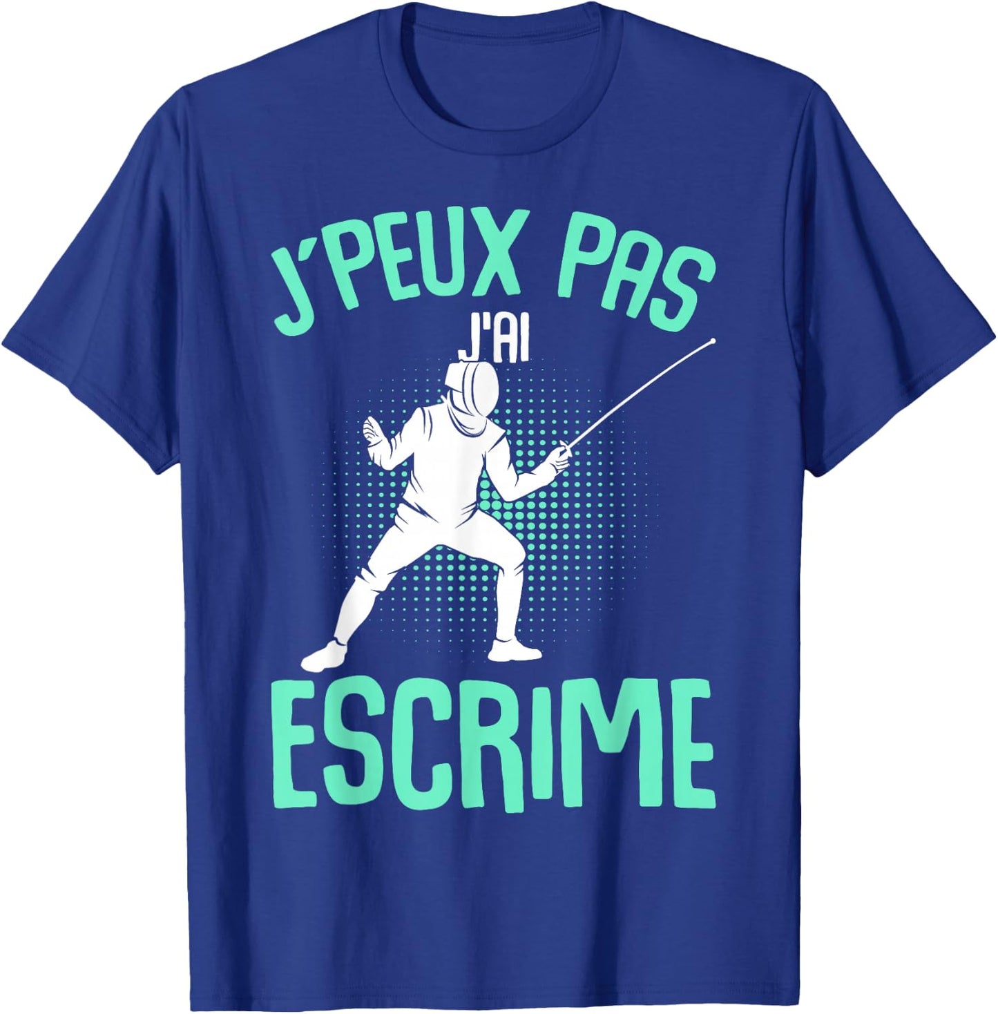 J´Peux Pas Je Ai Fencing Child Man , Black, S T-Shirt - T-Shirt | Royal