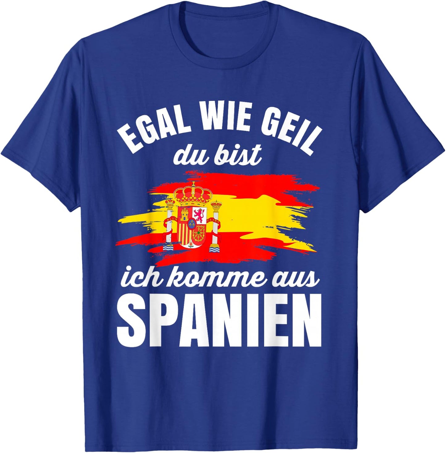 Spanien Damen Madrid Spain Espanol Herren Barcelona T-Shirt - T-Shirt | Royal