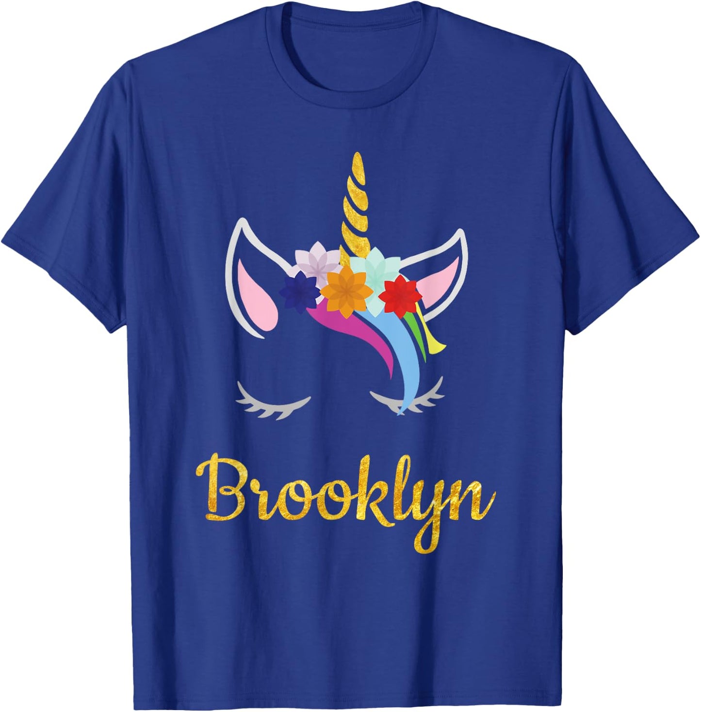 Brooklyn Unicorn Name Shirt for Brooklyn T-Shirt - T-Shirt | Royal