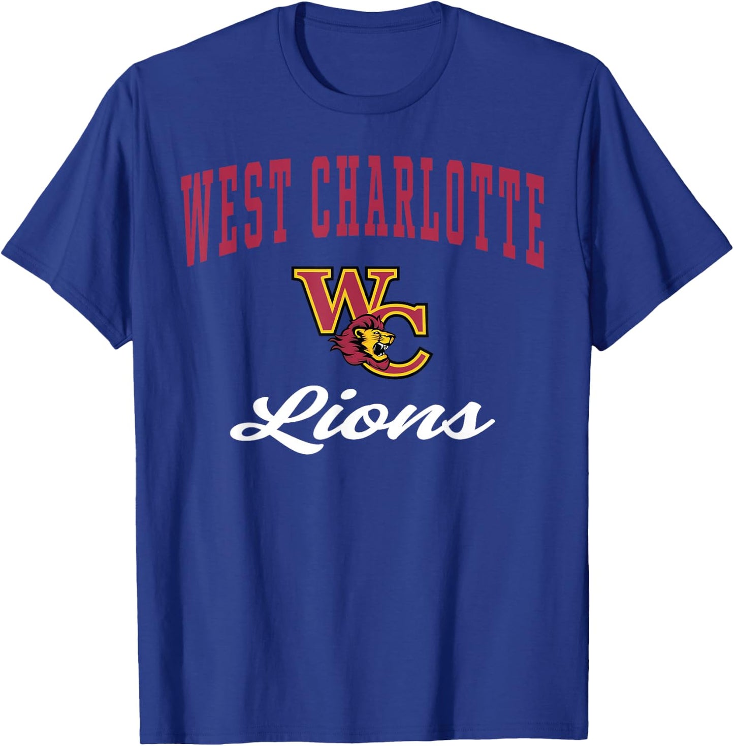 West Charlotte High School Lions T-Shirt - T-Shirt | Royal