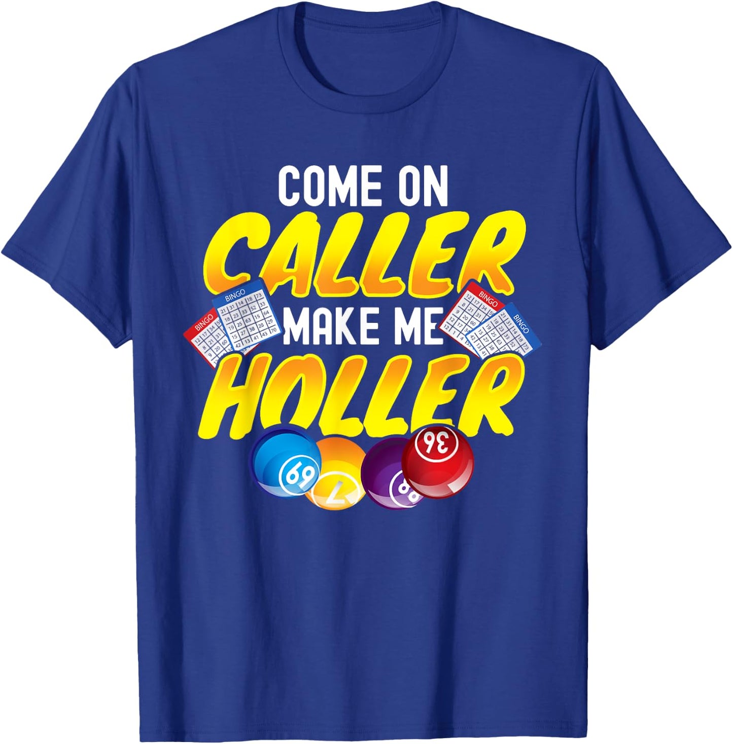 Bingo Lottery Game Lucky Players T-Shirt - T-Shirt | Royal
