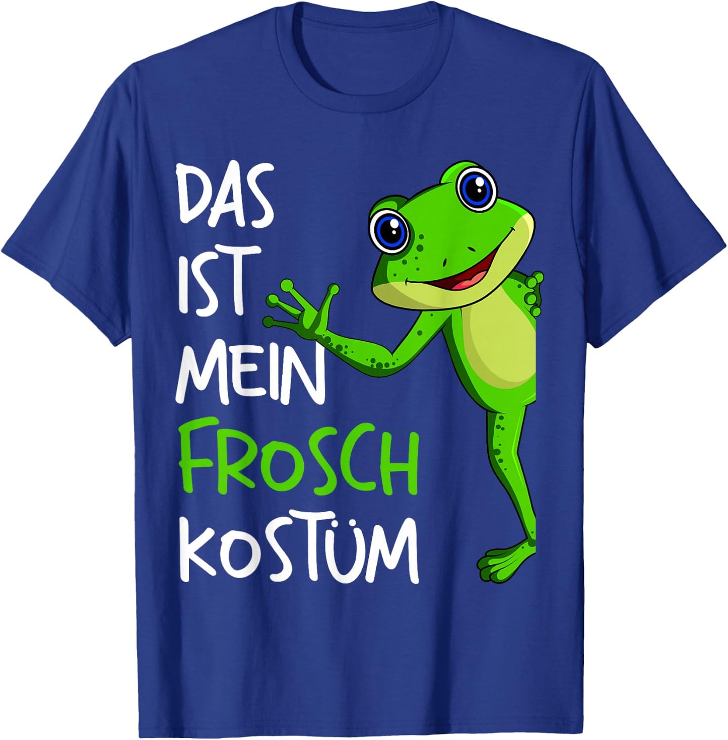 Frog Costume Frog Children Girls Boys Women's , black T-Shirt - T-Shirt | Royal