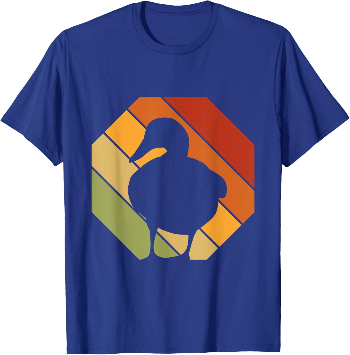 Retro Duck Rubber Duck Drake - Vintage Duck T-Shirt - T-Shirt | Royal