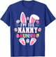 I'm The Nanny Bunny Shirt Funny Easter Day Family Matching T-Shirt - T-Shirt | Royal