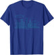 Seattle Skyline Vintage Seattle Washington T-Shirt - T-Shirt | Royal