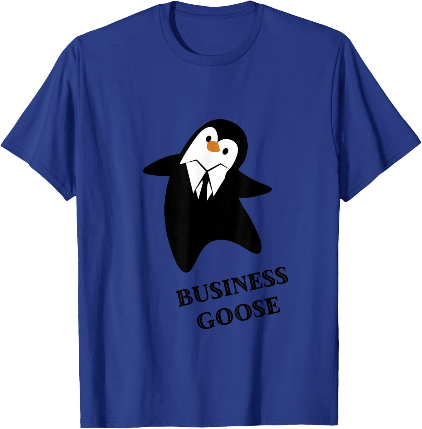 Business Goose Penguin in Tuxedo T-Shirt - T-Shirt | Royal