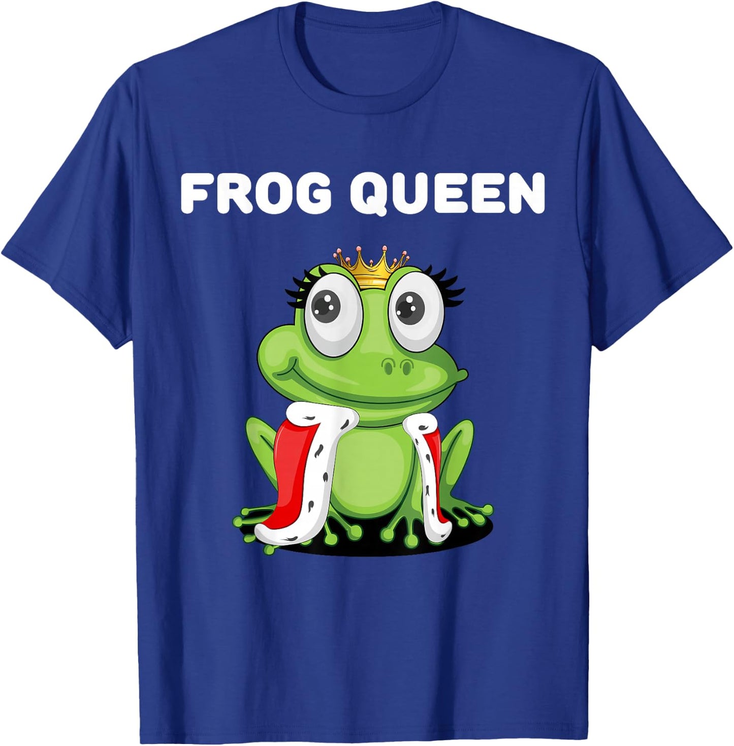Frog Queen Girls' Frog Women's Frog , black T-Shirt - T-Shirt | Royal