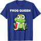 Frog Queen Girls' Frog Women's Frog , black T-Shirt - T-Shirt | Royal