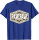 Vintage Camouflage Pawpaw Fatherhood Camo Family Fathers Day T-Shirt - T-Shirt | Royal