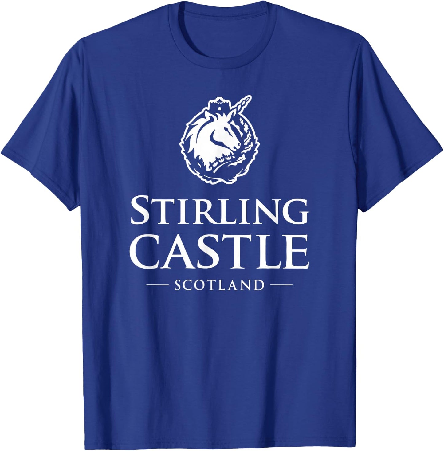 Stirling Castle Scotland White Print T-Shirt - T-Shirt | Royal