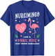 Nursimingo Pink Flamingo Nurse Funny Nursing Students T-Shirt - T-Shirt | Royal