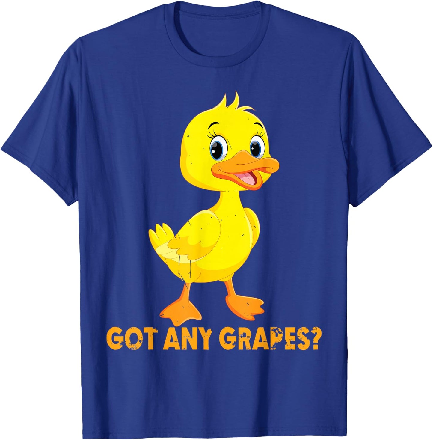 Got Any Grapes? Funny Saying Duck Lover Apparel T-Shirt - T-Shirt | Royal