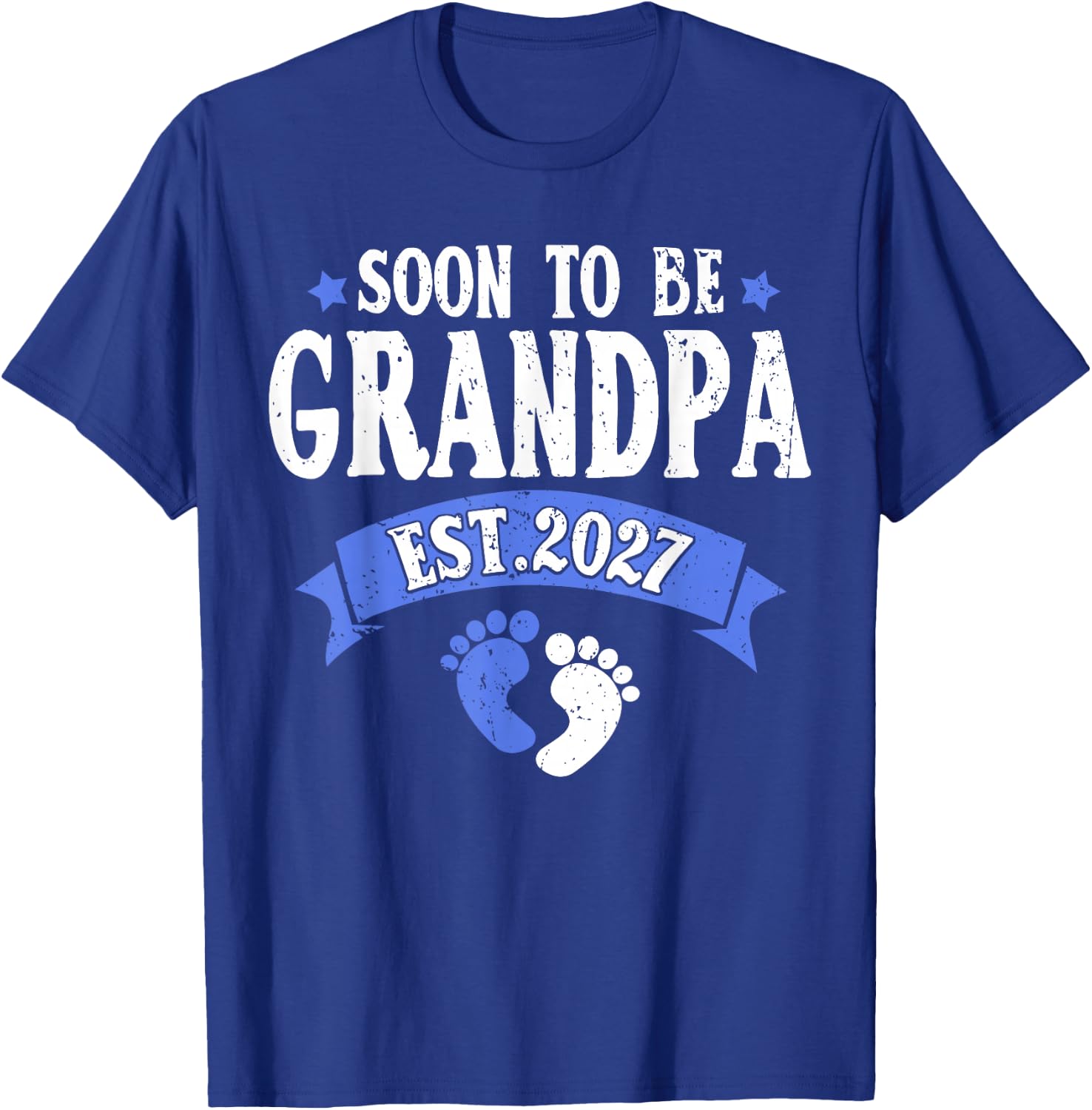 Soon to be Grandpa 2027 Pregnancy Announcement T-Shirt - T-Shirt | Royal