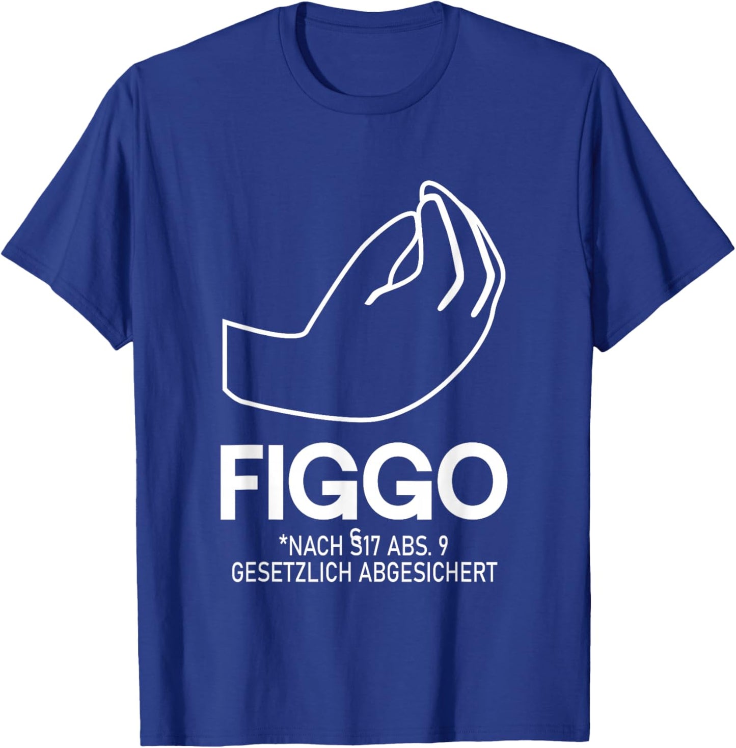 Figgo Ficko | Legally Secured | Percy , black T-Shirt - T-Shirt | Royal