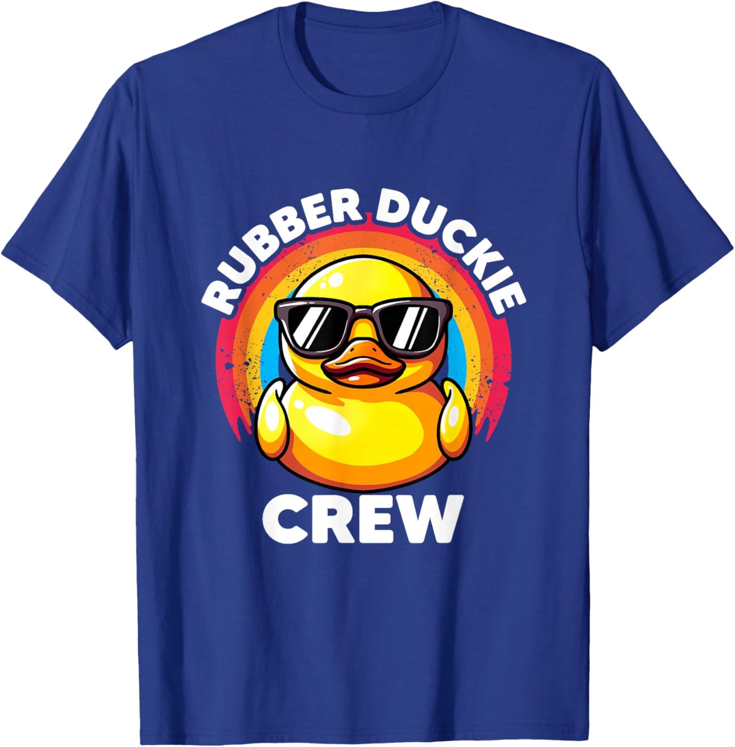 Rubber Duckie Crew I Love Ducks Lovers Funny Rubber Duck T-Shirt - T-Shirt | Royal